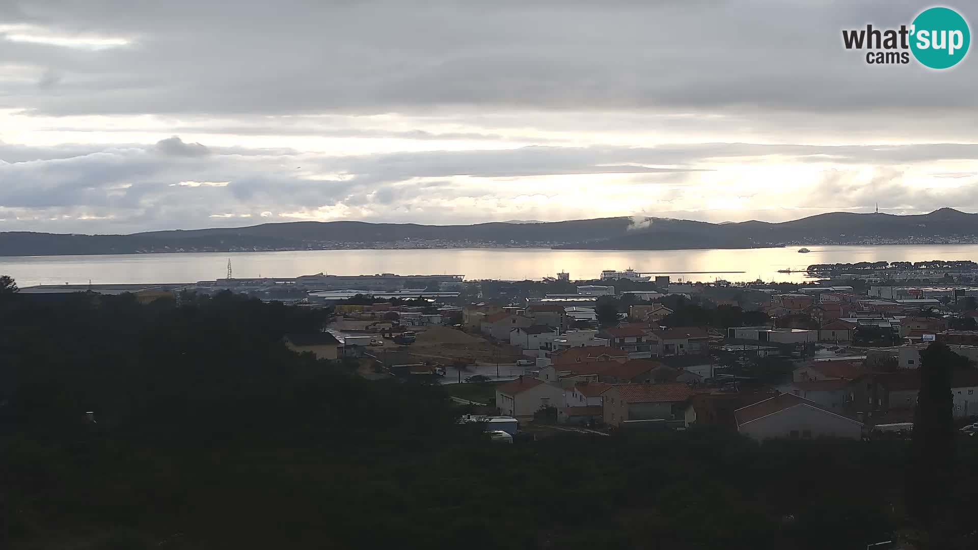 Zadar Pristanišče Gazenica s panoramsko spletno kamero, Zadar, Hrvaška