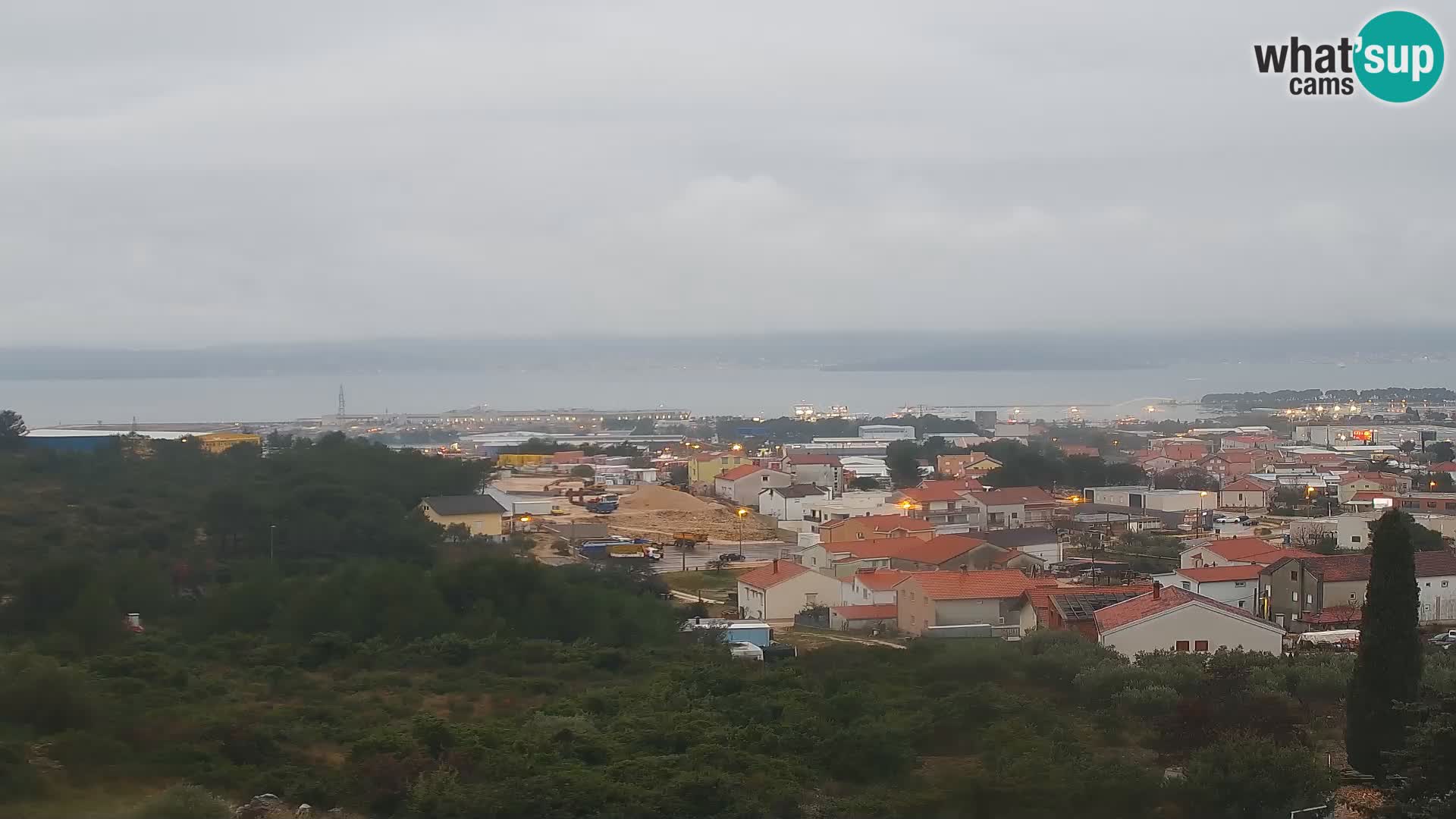 Panoramska web kamera Luke Gaženica u Zadru, Hrvatska