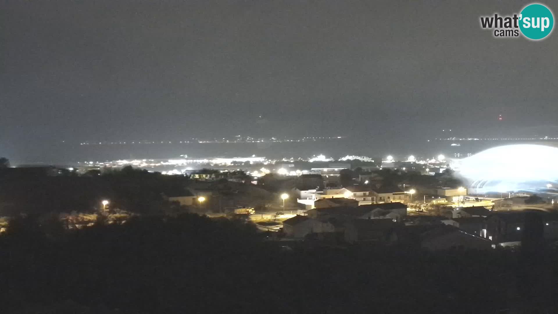 Panoramska web kamera Luke Gaženica u Zadru, Hrvatska