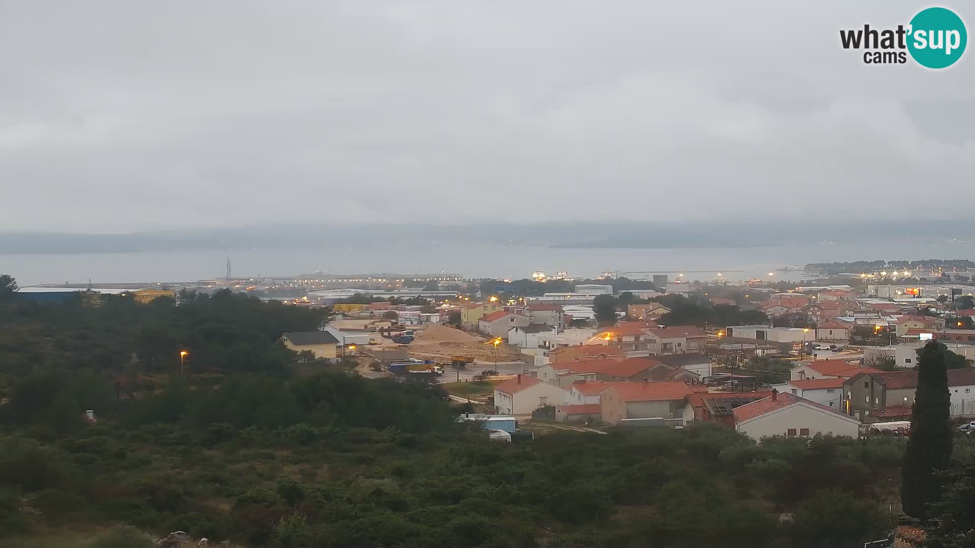 Panorama de la Webcam del Puerto Gazenica de Zadar, Zadar, Croacia