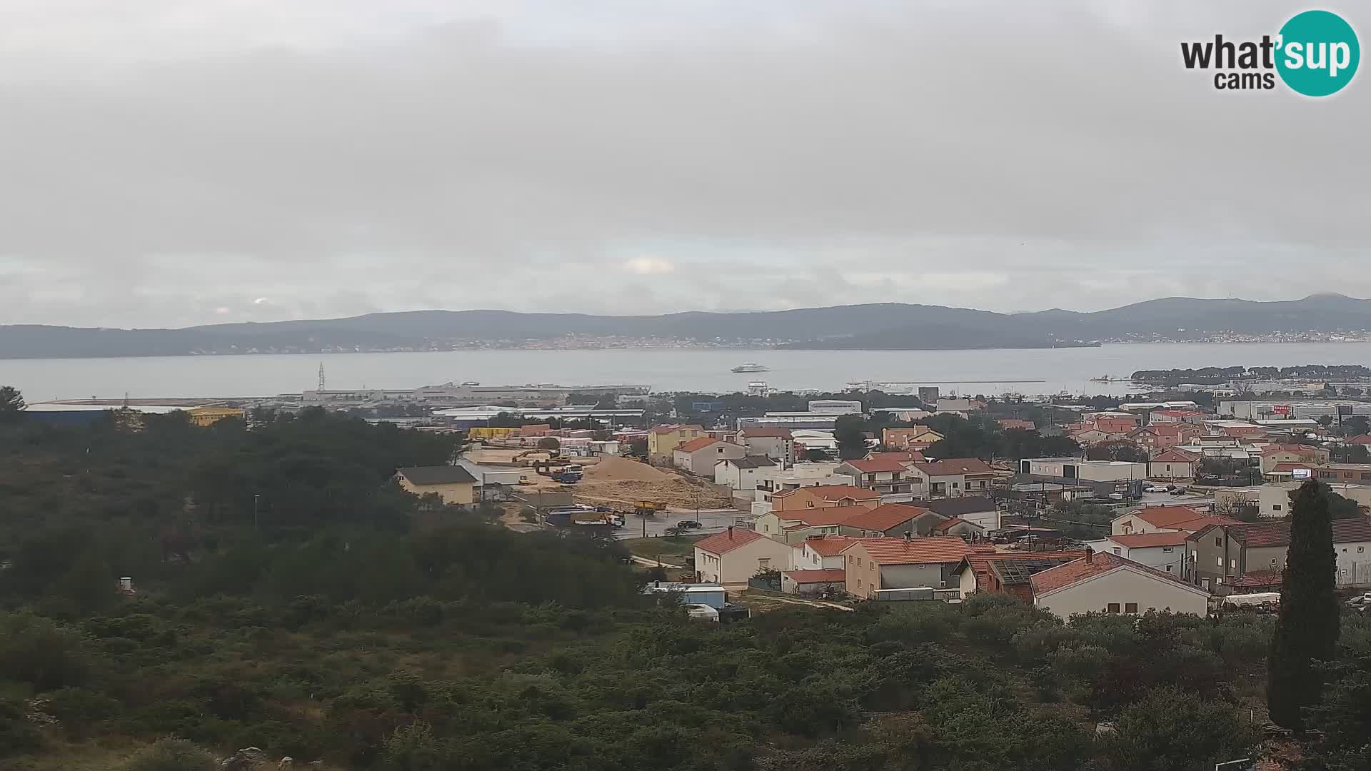 Zadar Pristanišče Gazenica s panoramsko spletno kamero, Zadar, Hrvaška