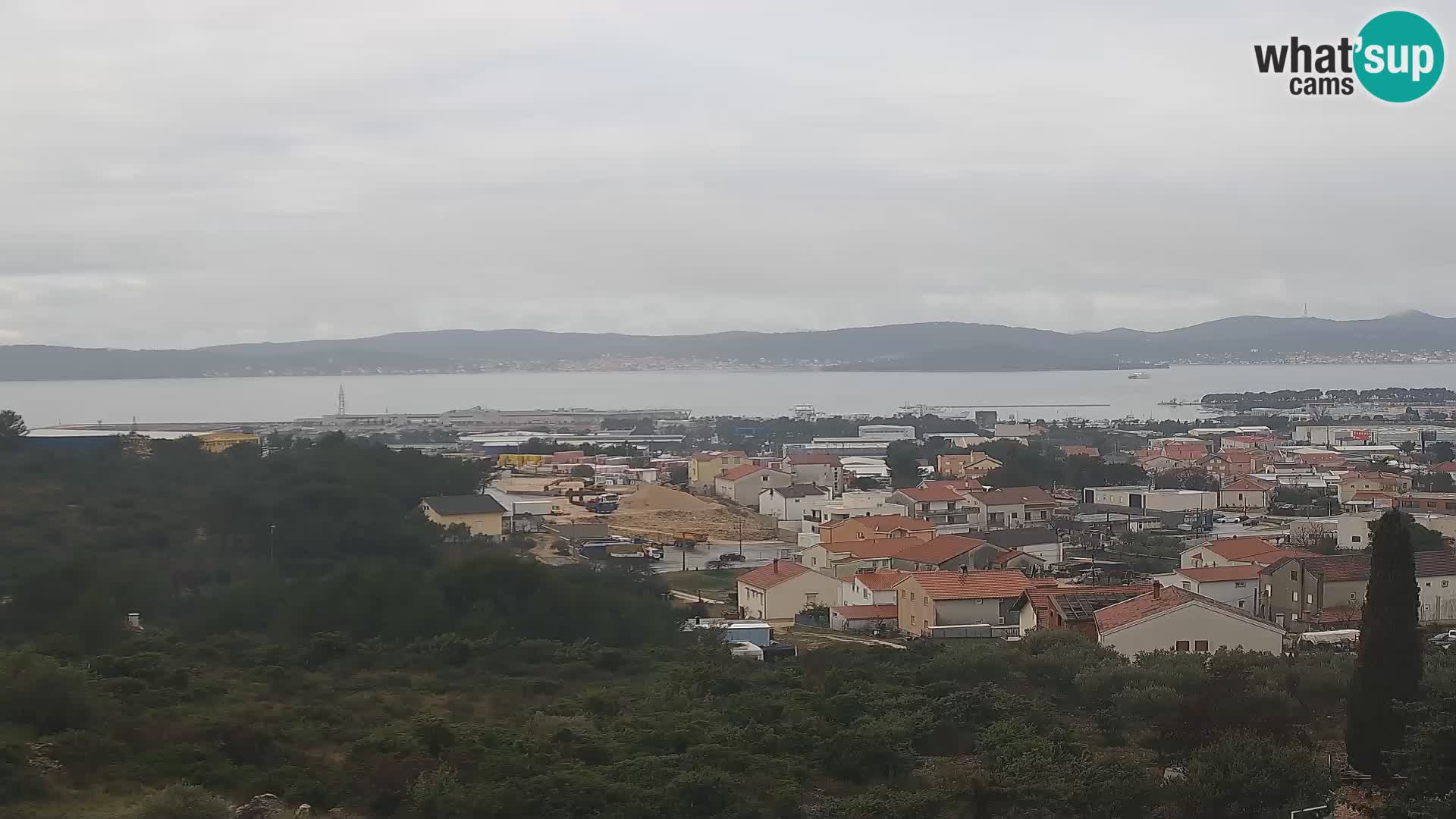 Zadar Port Gazenica Webcam Panorama, Zadar, Kroatien