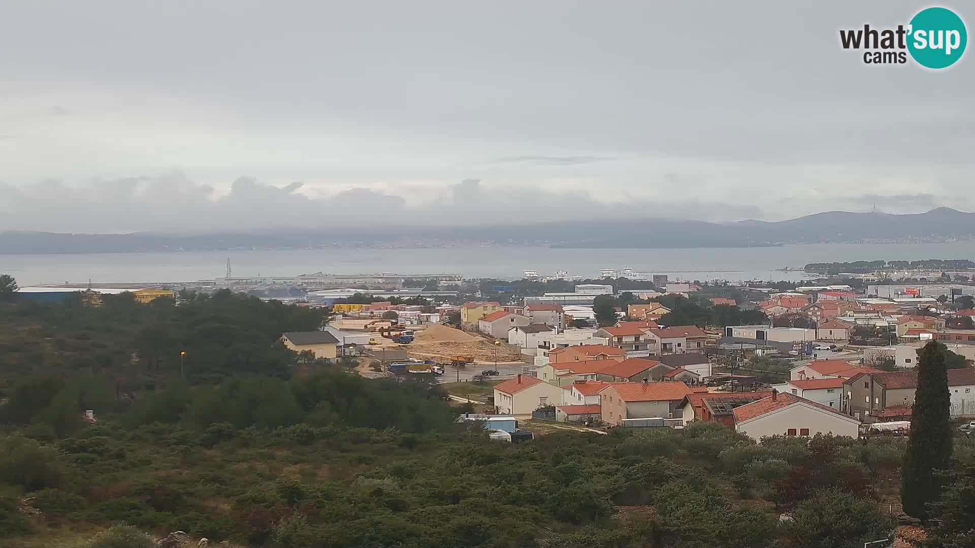 Panorama de la Webcam del Puerto Gazenica de Zadar, Zadar, Croacia
