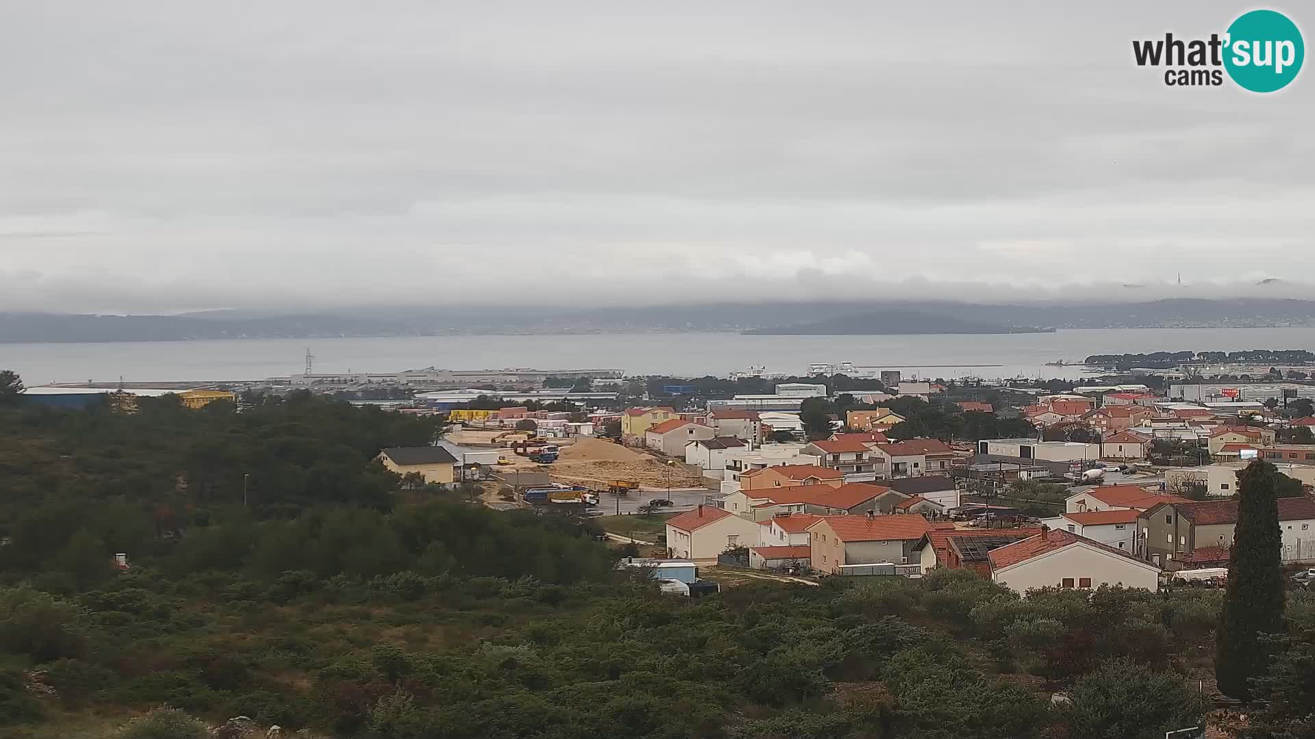 Zadar Port Gazenica Webcam Panorama, Zadar, Croatie