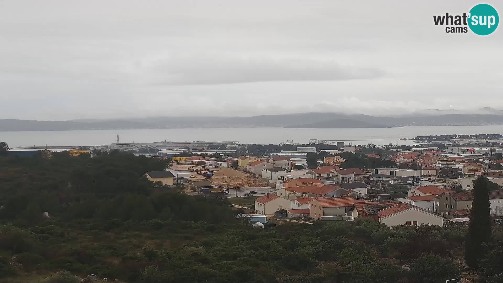 Zadar Pristanišče Gazenica s panoramsko spletno kamero, Zadar, Hrvaška
