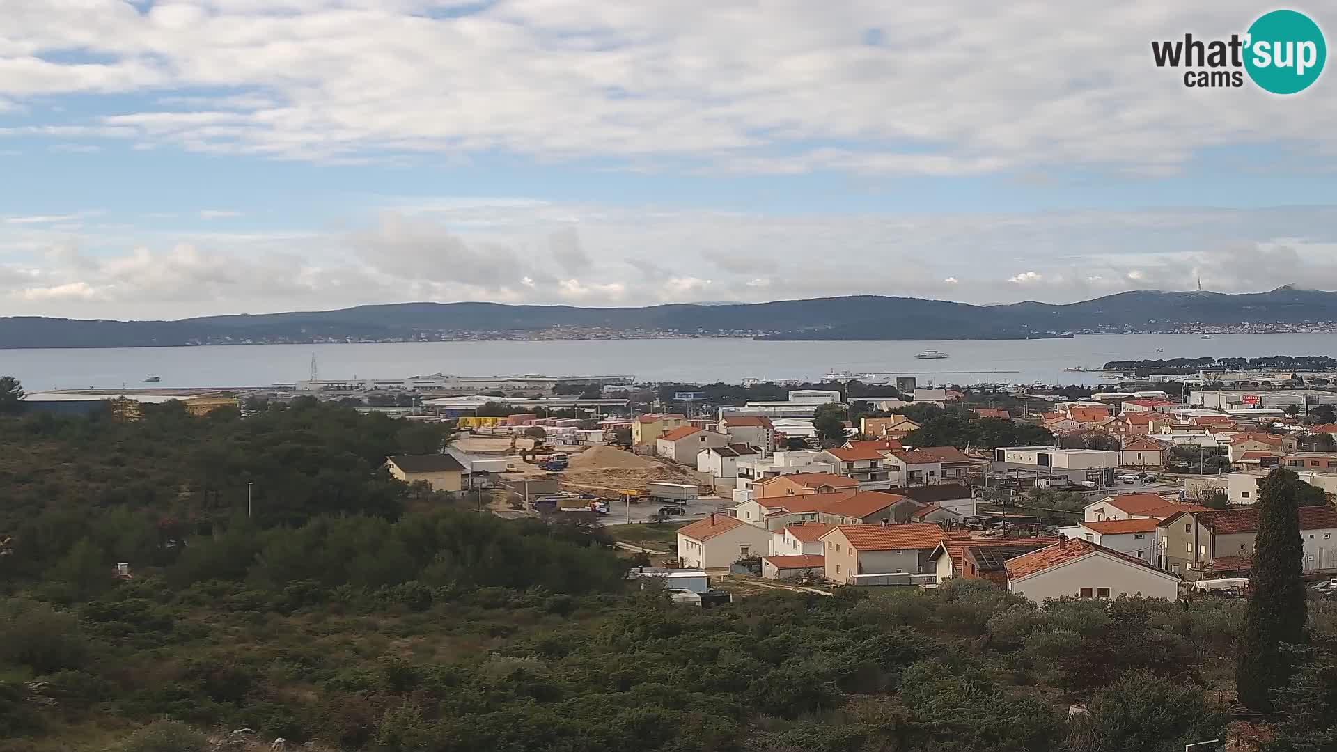 Zadar Pristanišče Gazenica s panoramsko spletno kamero, Zadar, Hrvaška
