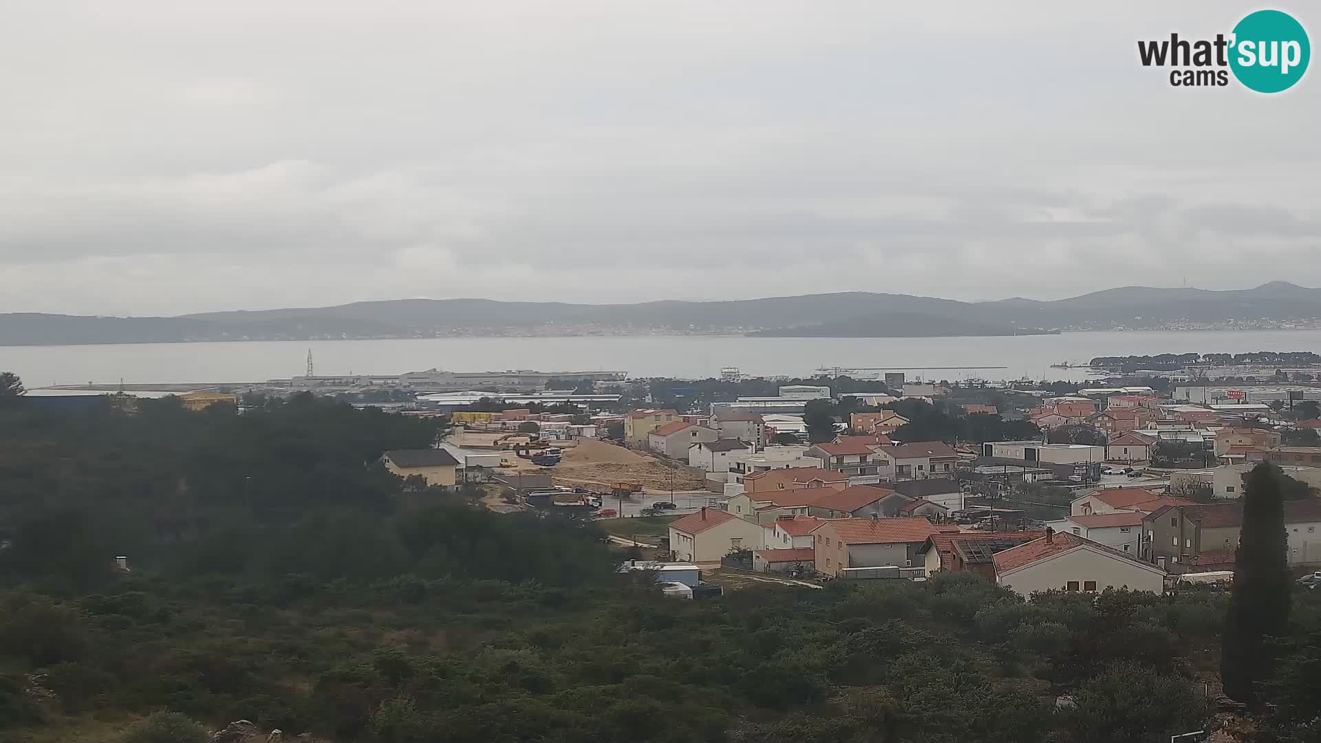 Zadar Port Gazenica Webcam Panorama, Zadar, Kroatien