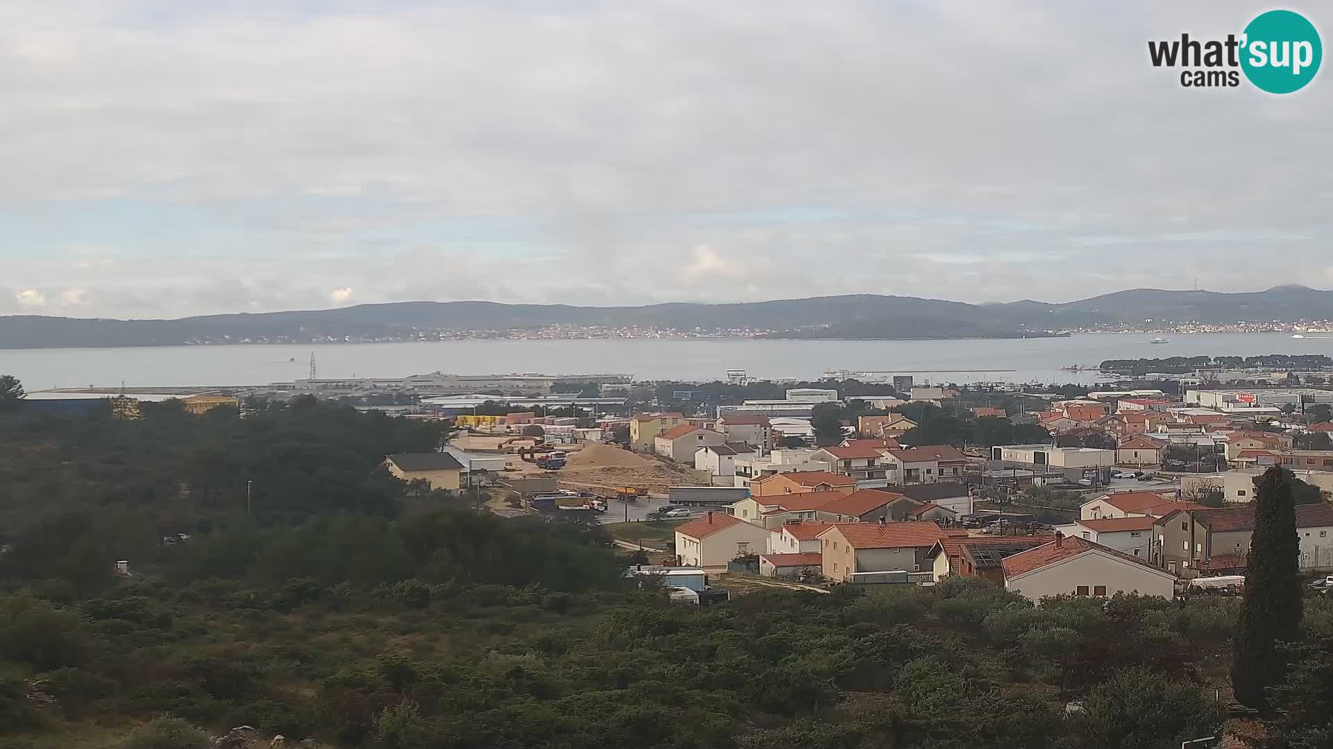 Panorama de la Webcam del Puerto Gazenica de Zadar, Zadar, Croacia