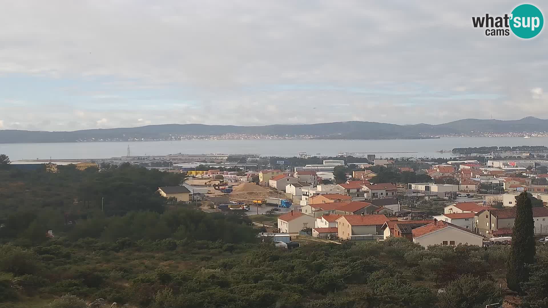 Zadar Pristanišče Gazenica s panoramsko spletno kamero, Zadar, Hrvaška
