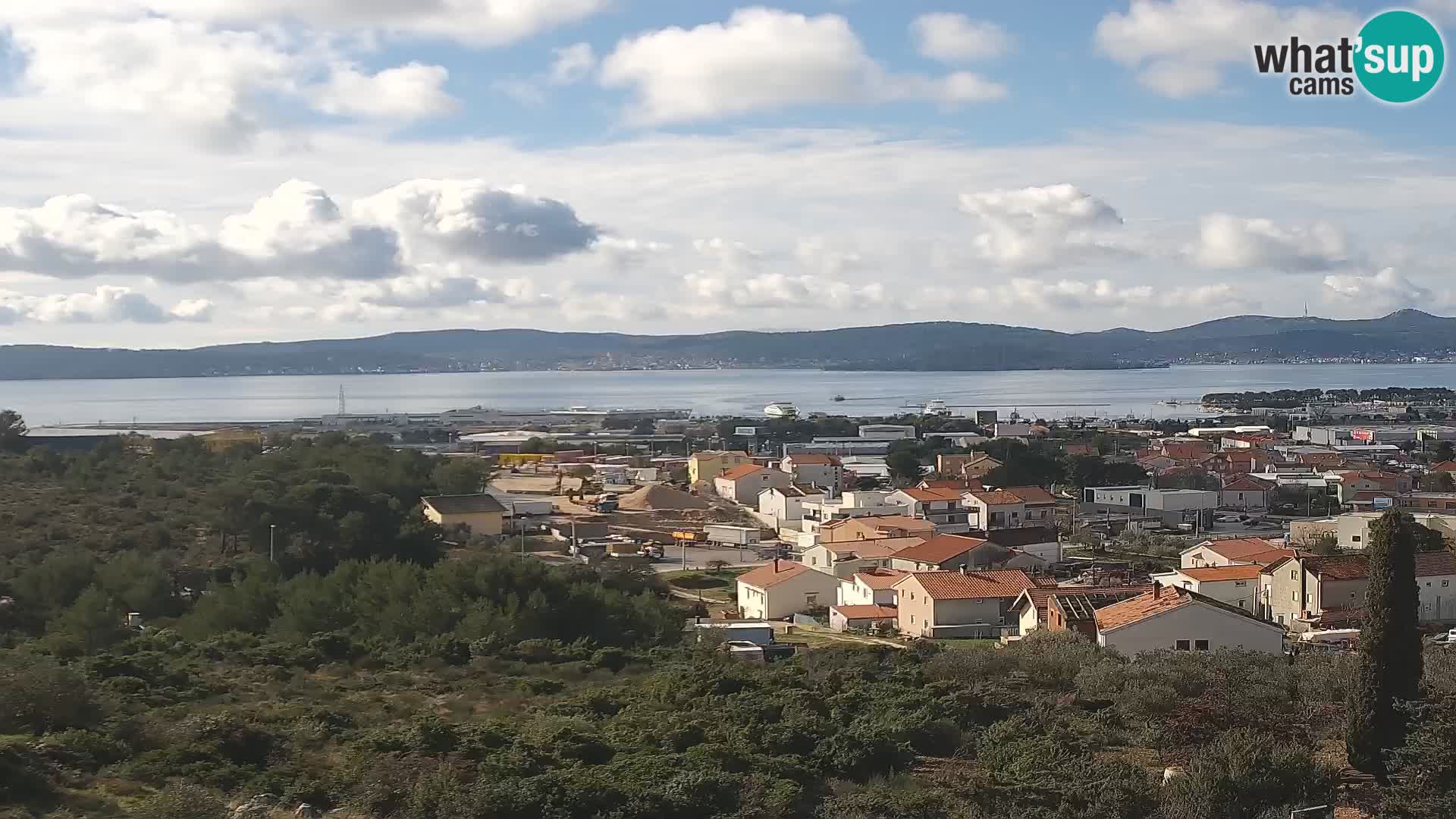 Panorama de la Webcam del Puerto Gazenica de Zadar, Zadar, Croacia