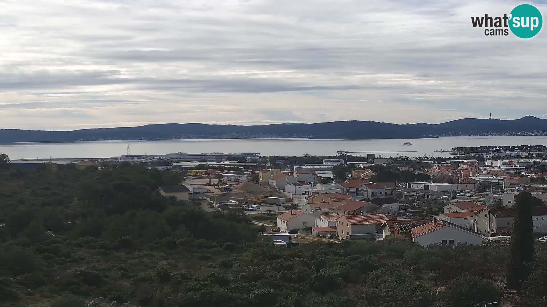 Panoramska web kamera Luke Gaženica u Zadru, Hrvatska