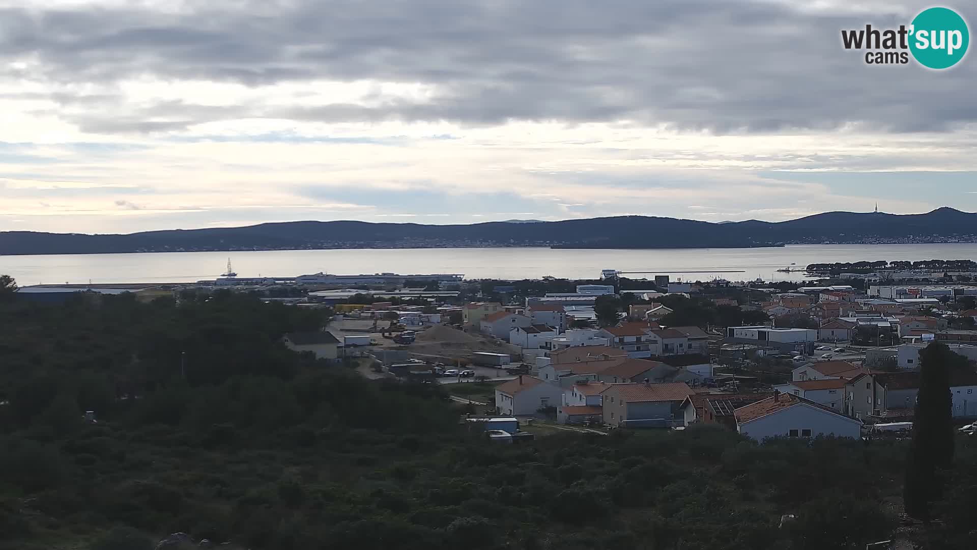 Panoramska web kamera Luke Gaženica u Zadru, Hrvatska