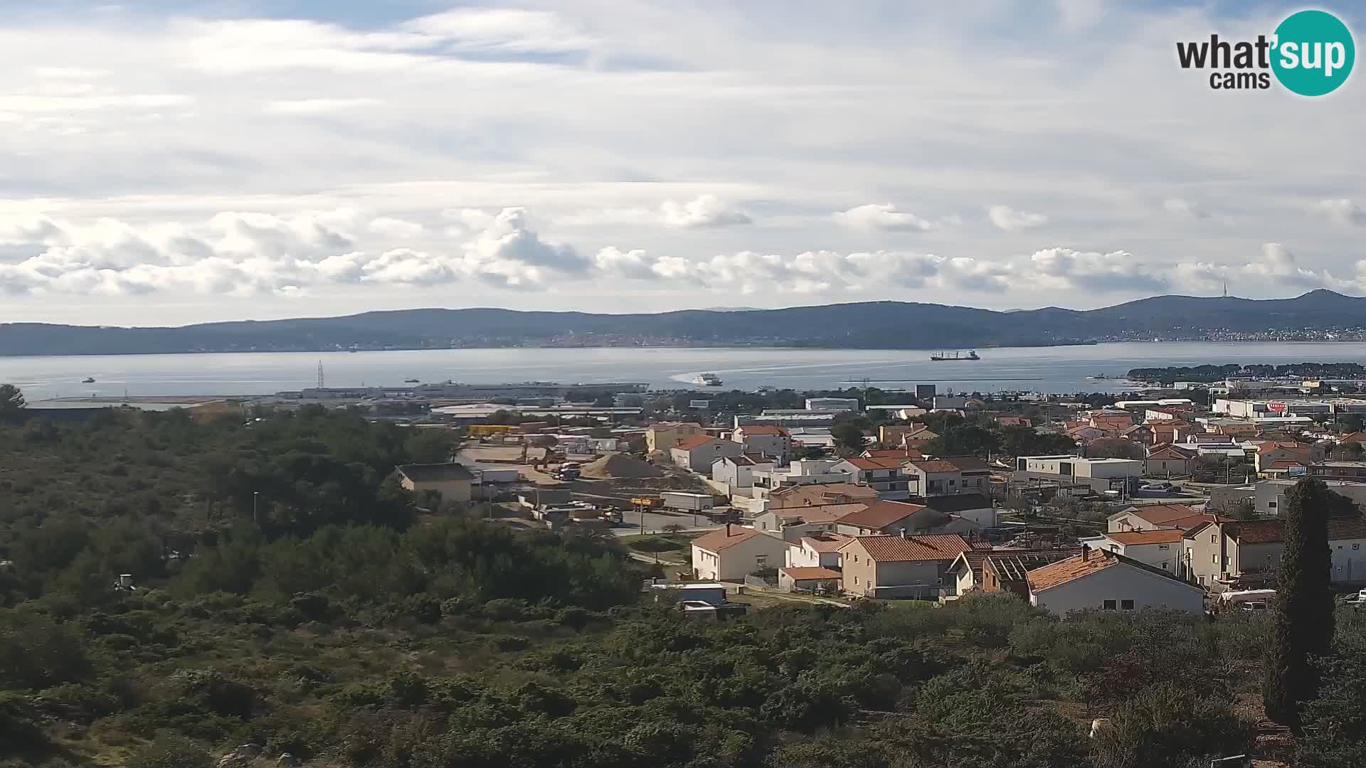Zadar Pristanišče Gazenica s panoramsko spletno kamero, Zadar, Hrvaška
