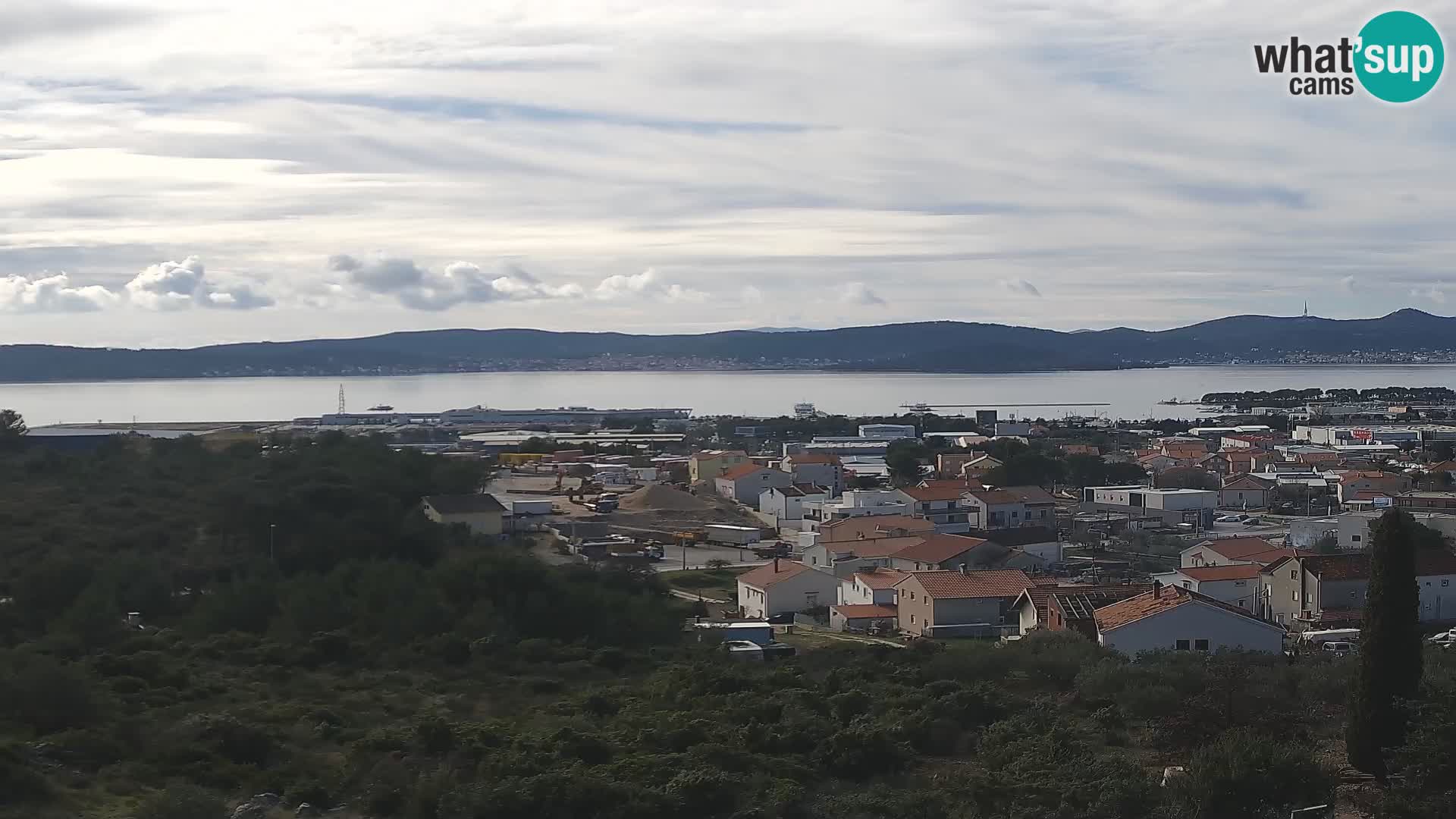 Panorama de la Webcam del Puerto Gazenica de Zadar, Zadar, Croacia
