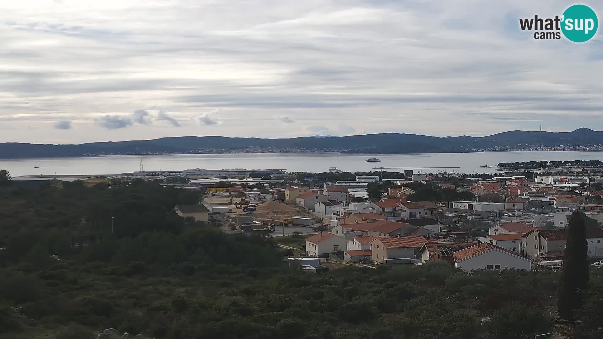 Panoramska web kamera Luke Gaženica u Zadru, Hrvatska