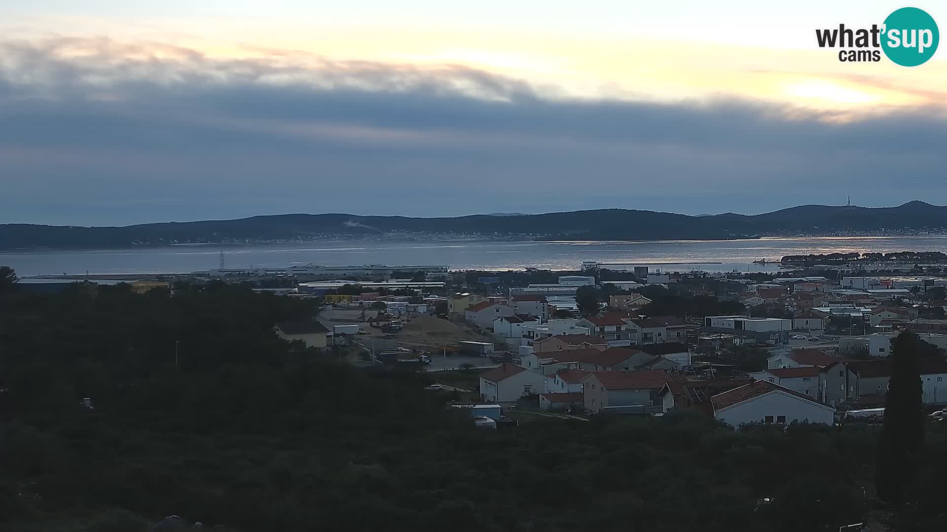 Zadar Pristanišče Gazenica s panoramsko spletno kamero, Zadar, Hrvaška