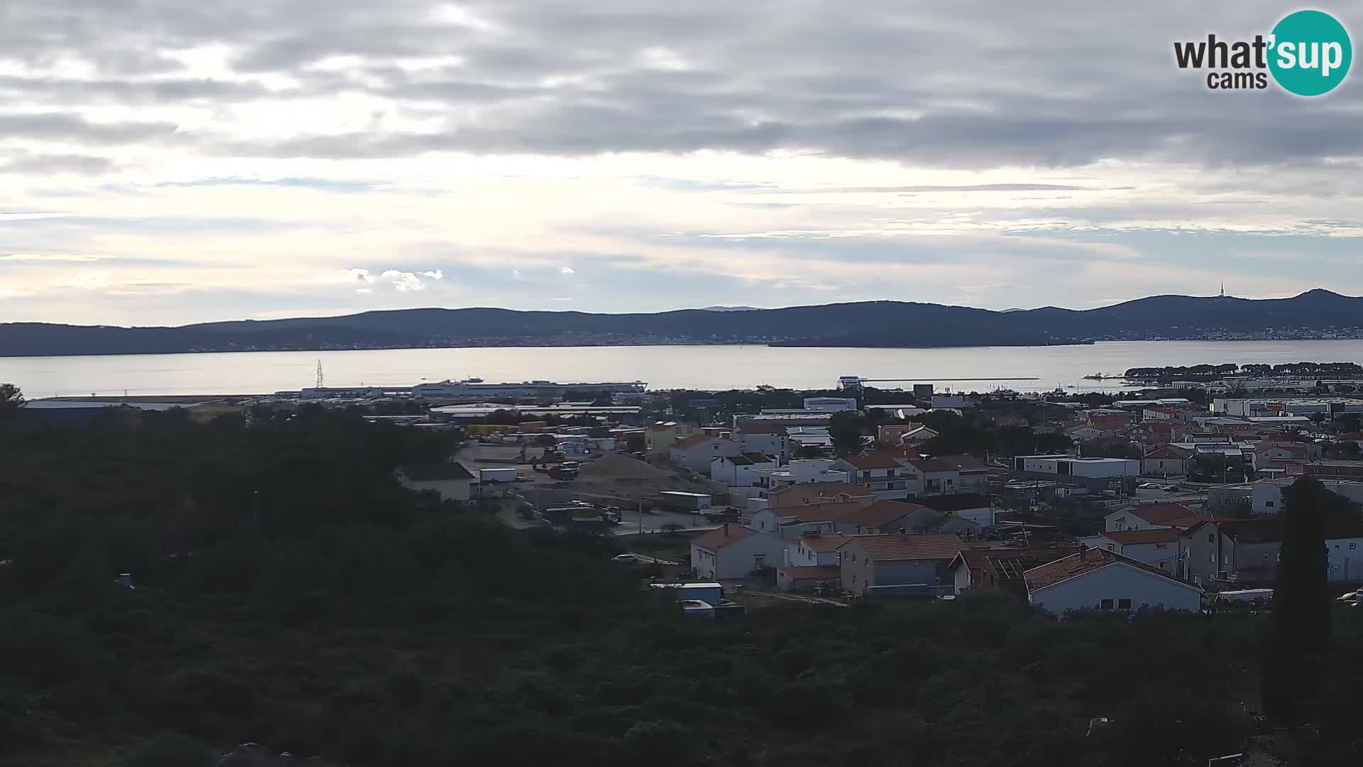 Panoramska web kamera Luke Gaženica u Zadru, Hrvatska