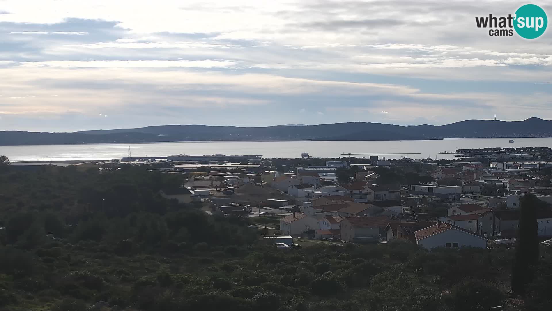 Panoramska web kamera Luke Gaženica u Zadru, Hrvatska