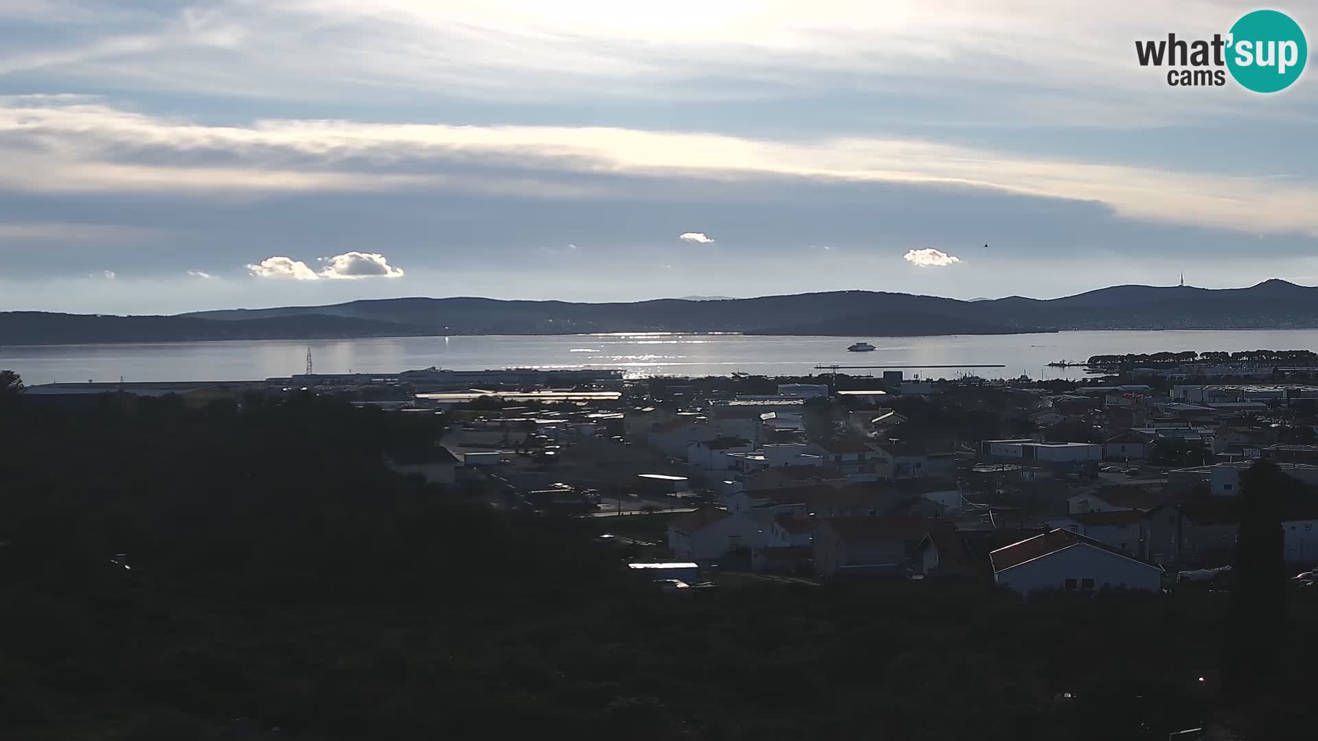 Panoramska web kamera Luke Gaženica u Zadru, Hrvatska