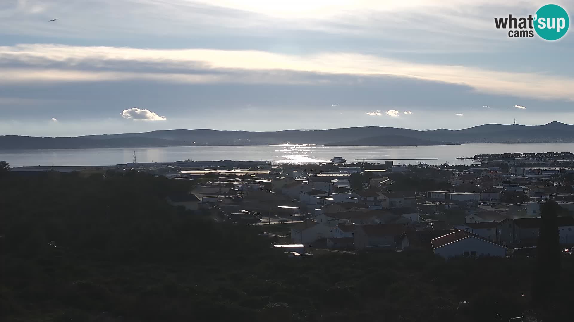 Panoramska web kamera Luke Gaženica u Zadru, Hrvatska