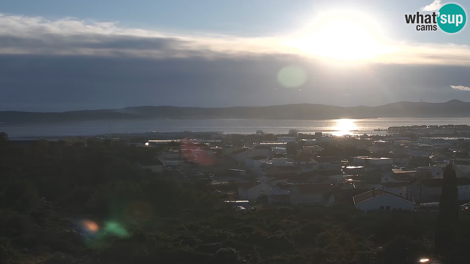 Panorama de la Webcam del Puerto Gazenica de Zadar, Zadar, Croacia