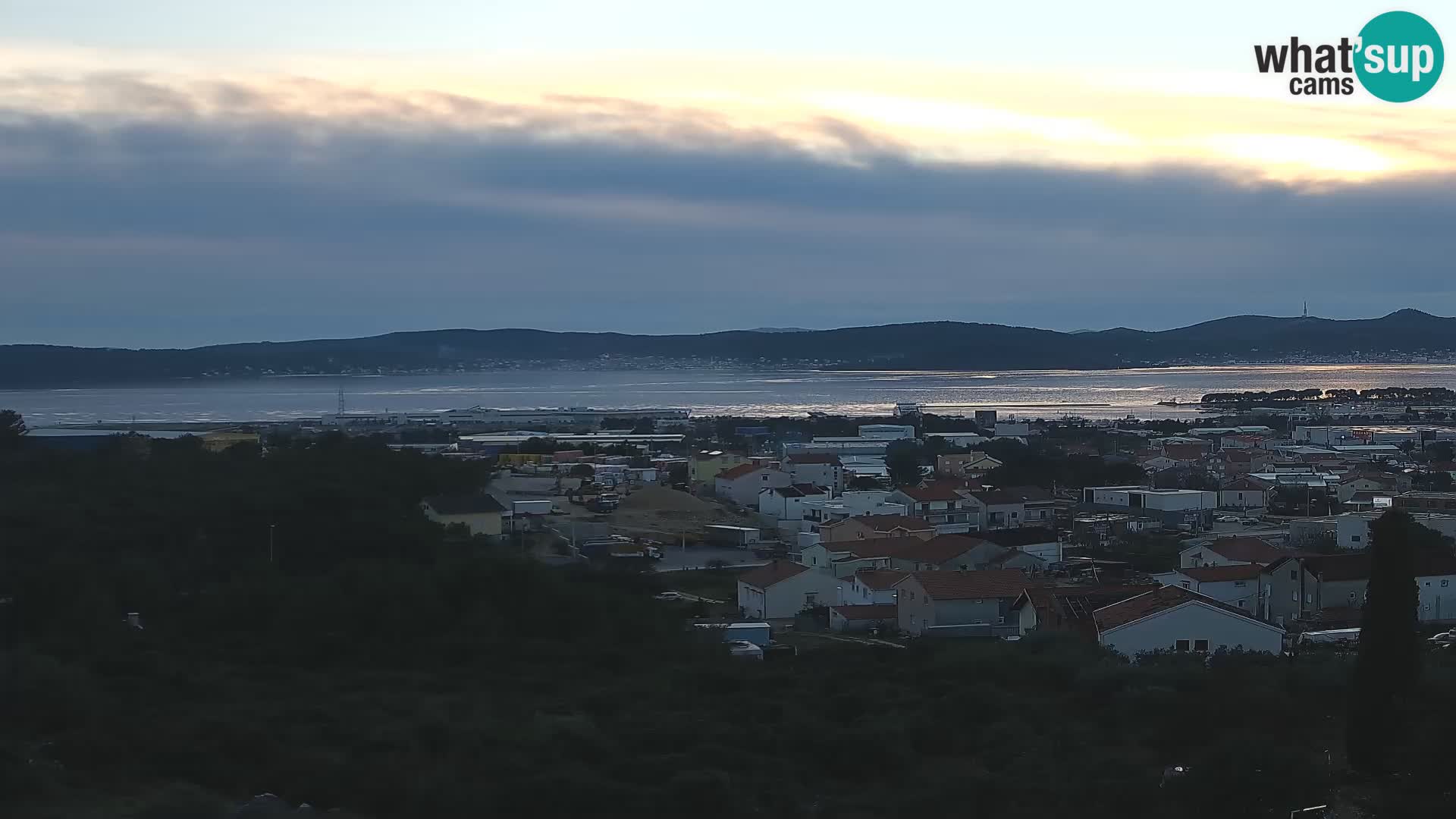 Panorama de la Webcam del Puerto Gazenica de Zadar, Zadar, Croacia