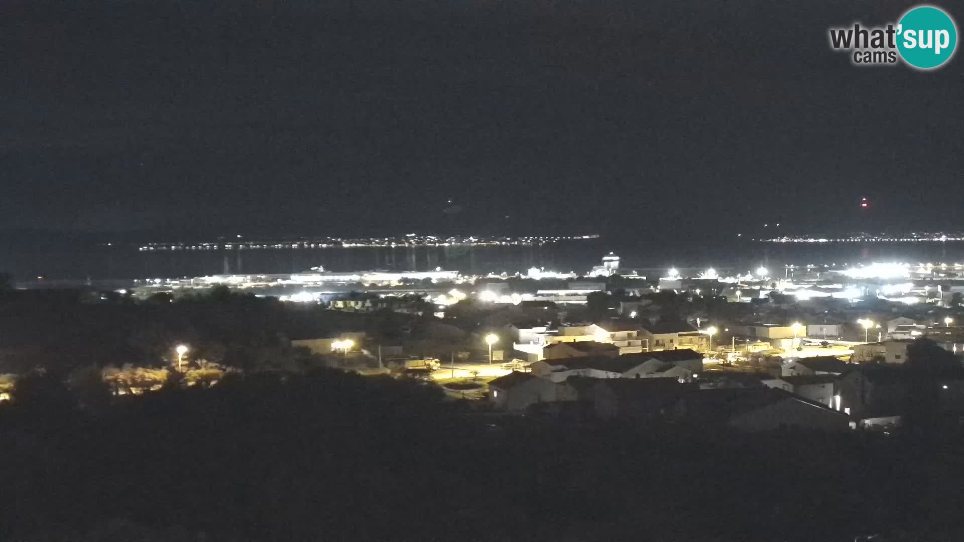 Panorama de la Webcam del Puerto Gazenica de Zadar, Zadar, Croacia