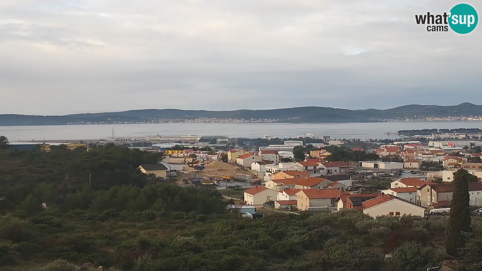 Panoramska web kamera Luke Gaženica u Zadru, Hrvatska