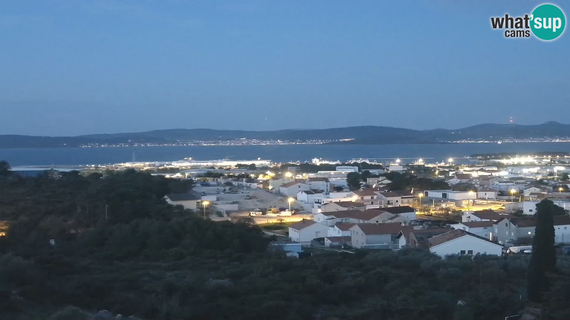 Panoramska web kamera Luke Gaženica u Zadru, Hrvatska