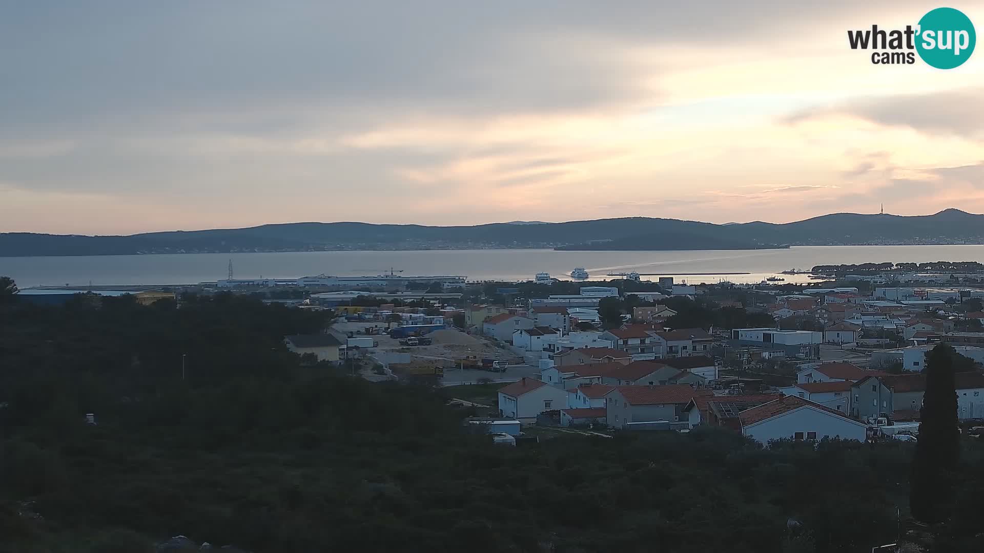 Zadar Port Gazenica Webcam Panorama, Zadar, Kroatien
