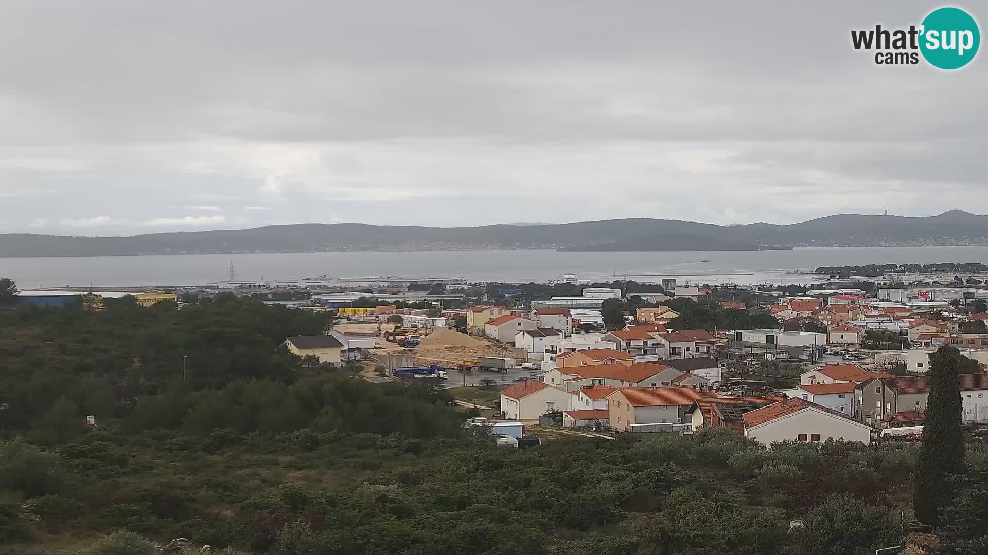 Panorama de la Webcam del Puerto Gazenica de Zadar, Zadar, Croacia