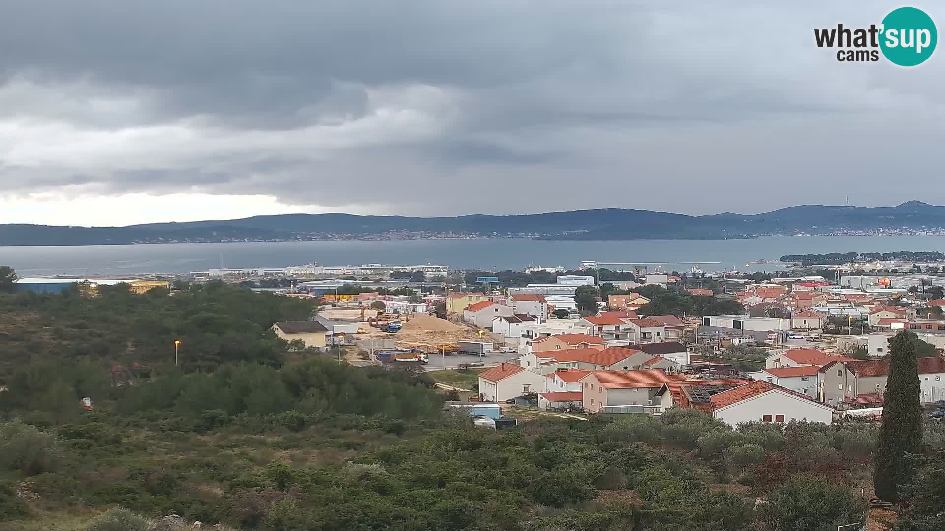 Panorama de la Webcam del Puerto Gazenica de Zadar, Zadar, Croacia