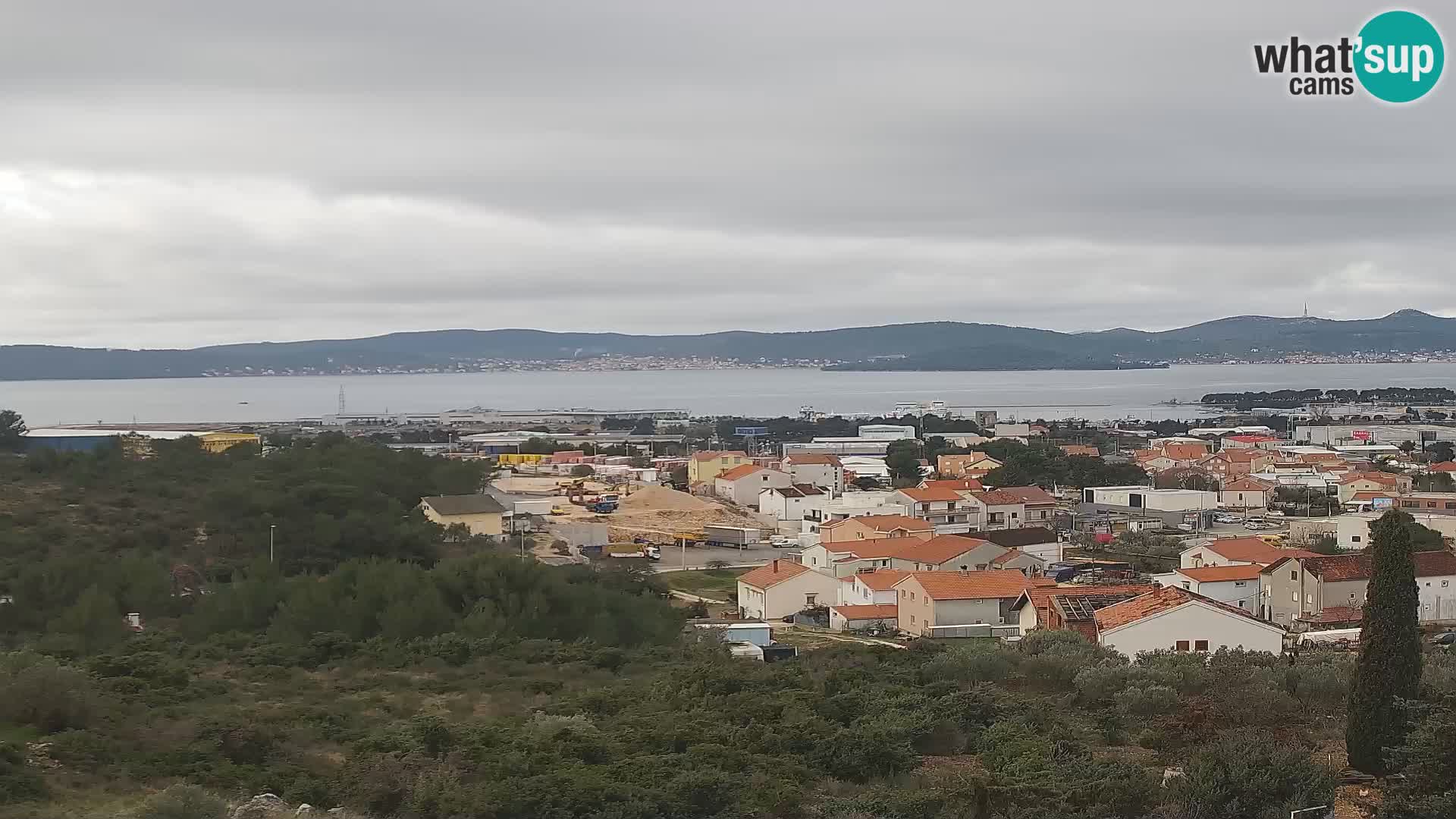 Zadar Port Gazenica Webcam Panorama, Zadar, Kroatien