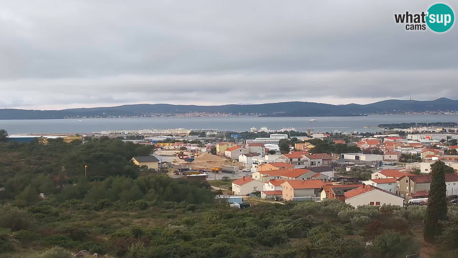 Zadar Port Gazenica Webcam Panorama, Zadar, Kroatien