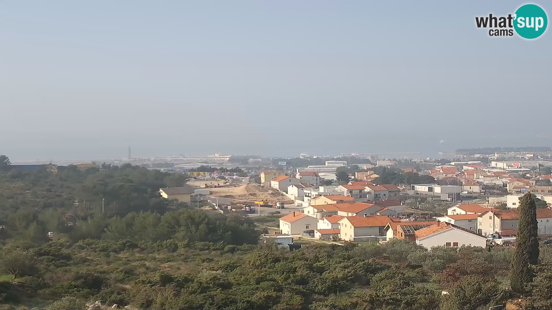 Zadar Port Gazenica Webcam Panorama, Zadar, Croatie