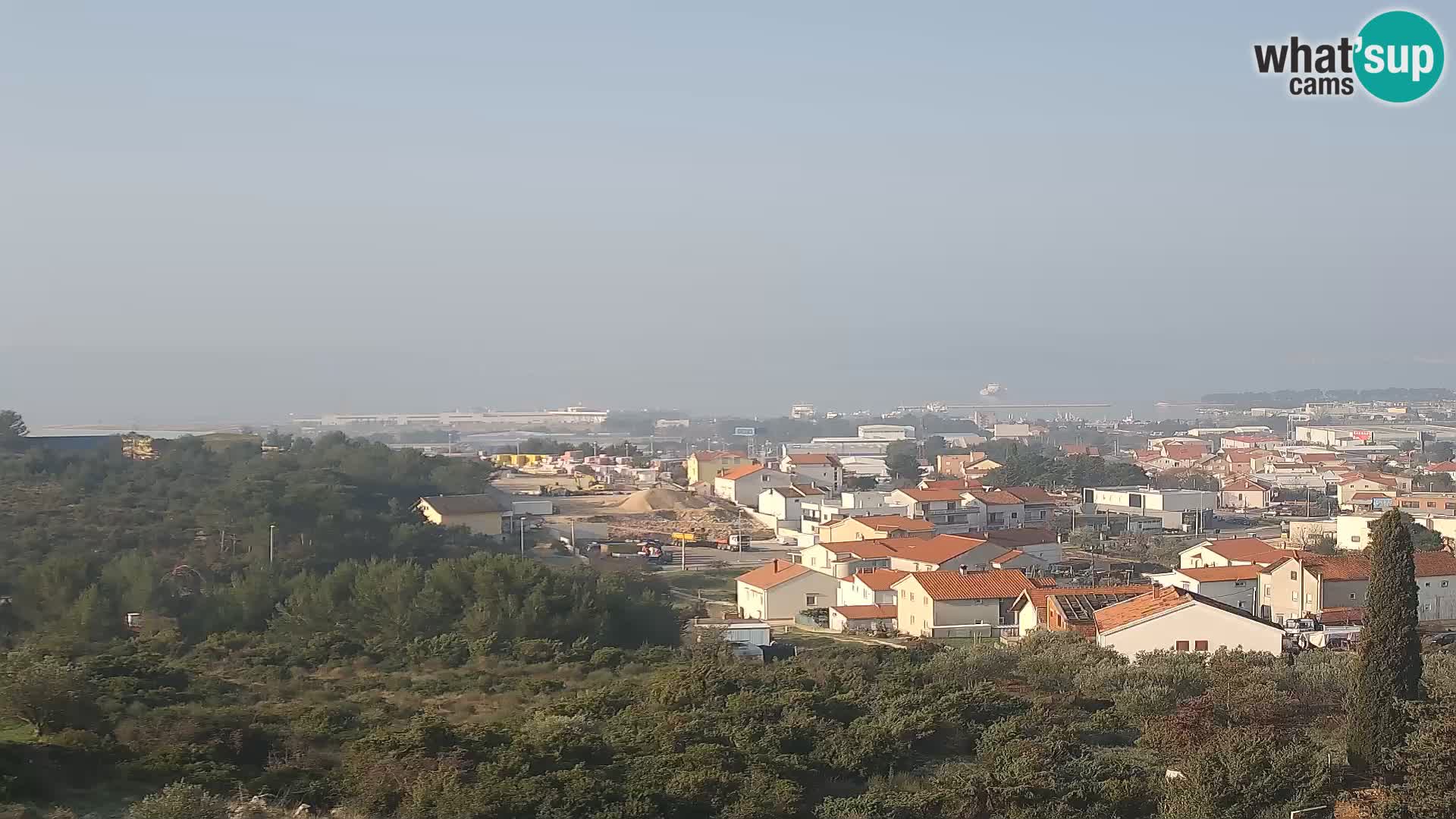 Zadar Port Gazenica Webcam Panorama, Zadar, Croatie