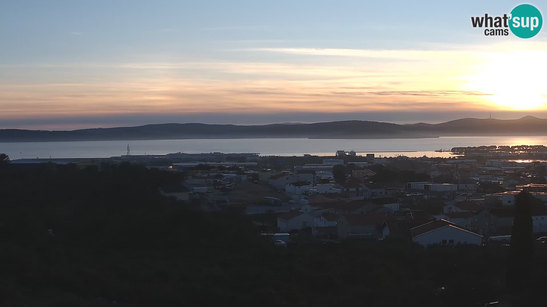 Panoramska web kamera Luke Gaženica u Zadru, Hrvatska