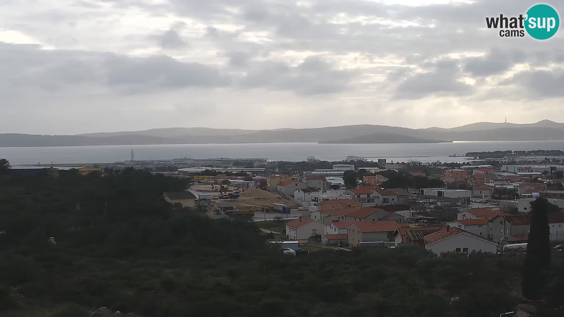 Panoramska web kamera Luke Gaženica u Zadru, Hrvatska