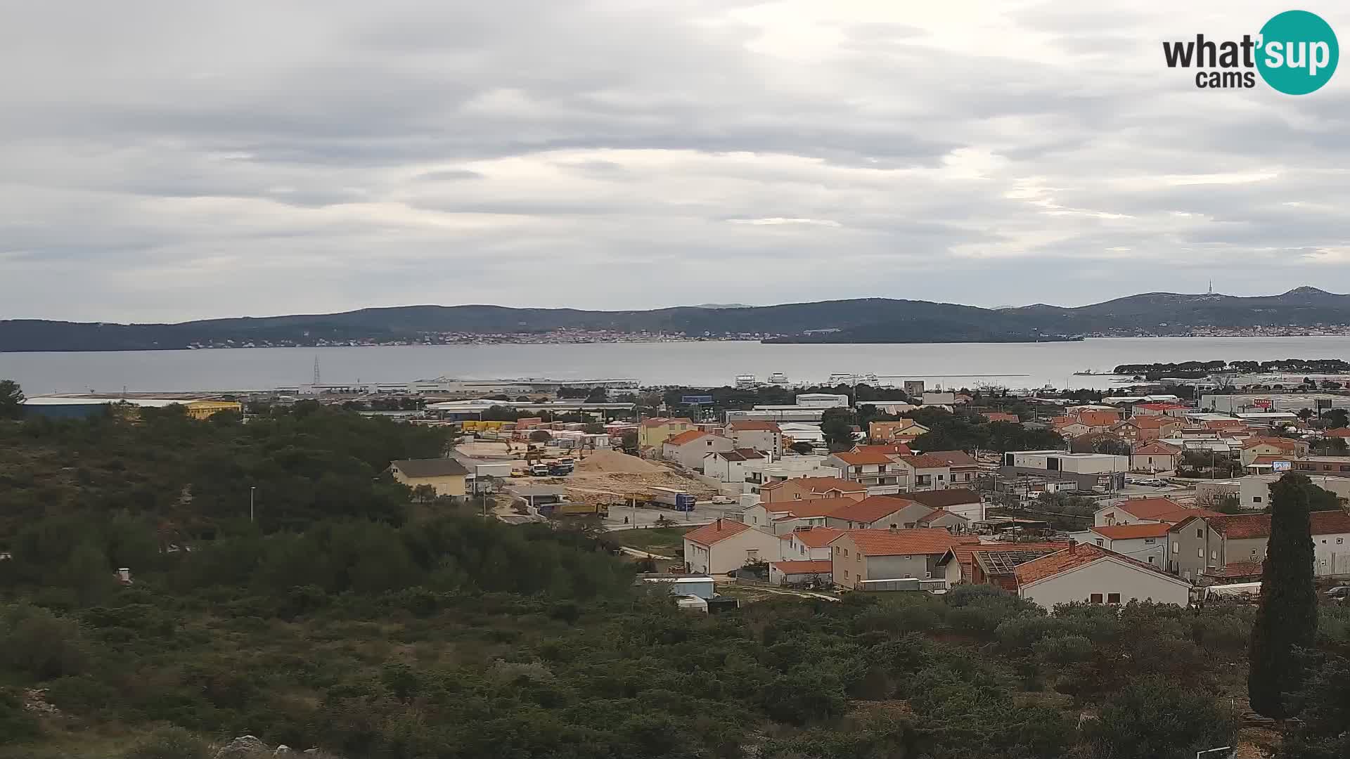 Panoramska web kamera Luke Gaženica u Zadru, Hrvatska