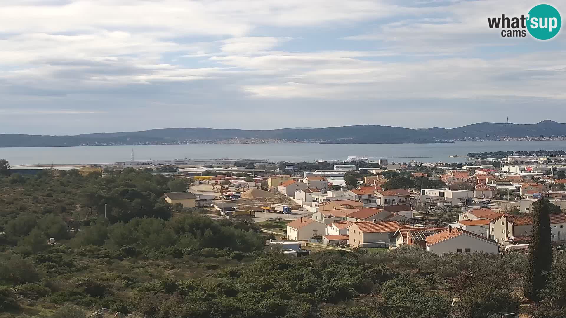 Zadar Port Gazenica Webcam Panorama, Zadar, Kroatien