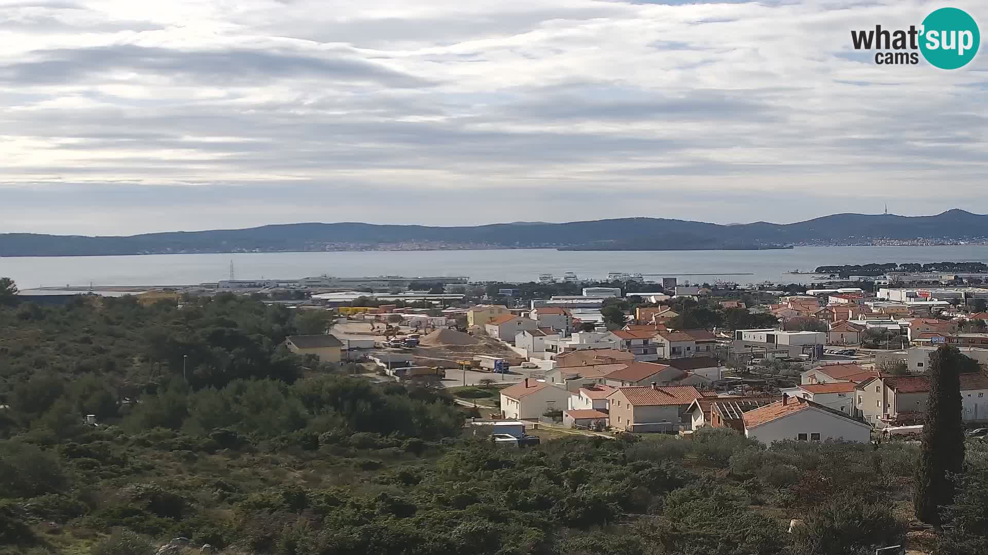 Panoramska web kamera Luke Gaženica u Zadru, Hrvatska