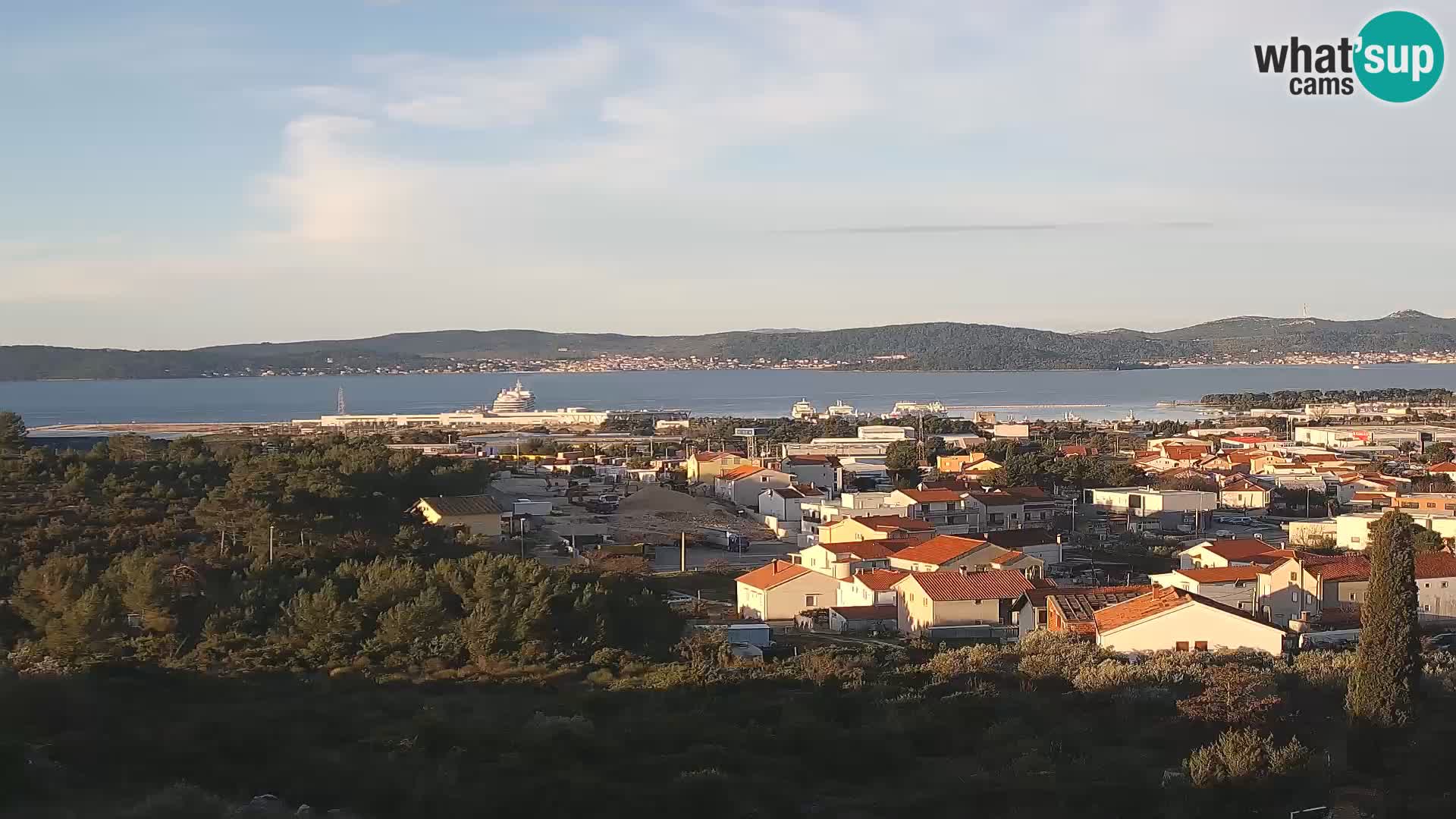 Panorama de la Webcam del Puerto Gazenica de Zadar, Zadar, Croacia