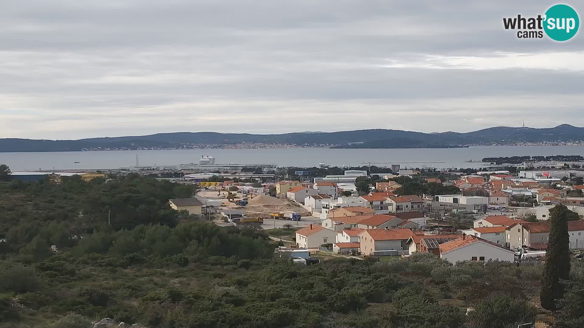 Zadar Port Gazenica Webcam Panorama, Zadar, Croatia
