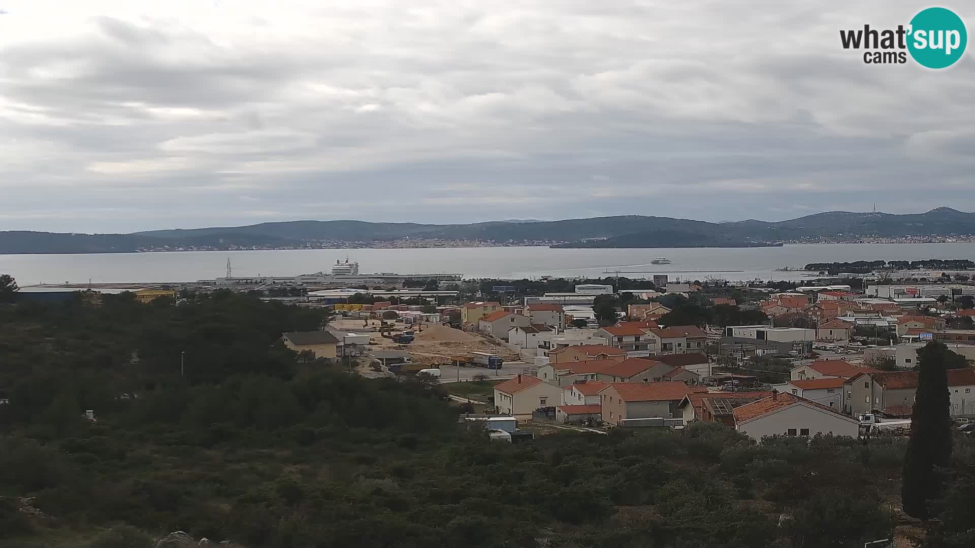 Zadar Port Gazenica Webcam Panorama, Zadar, Kroatien