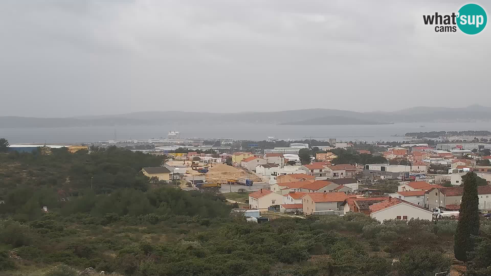 Zadar Port Gazenica Webcam Panorama, Zadar, Croatie