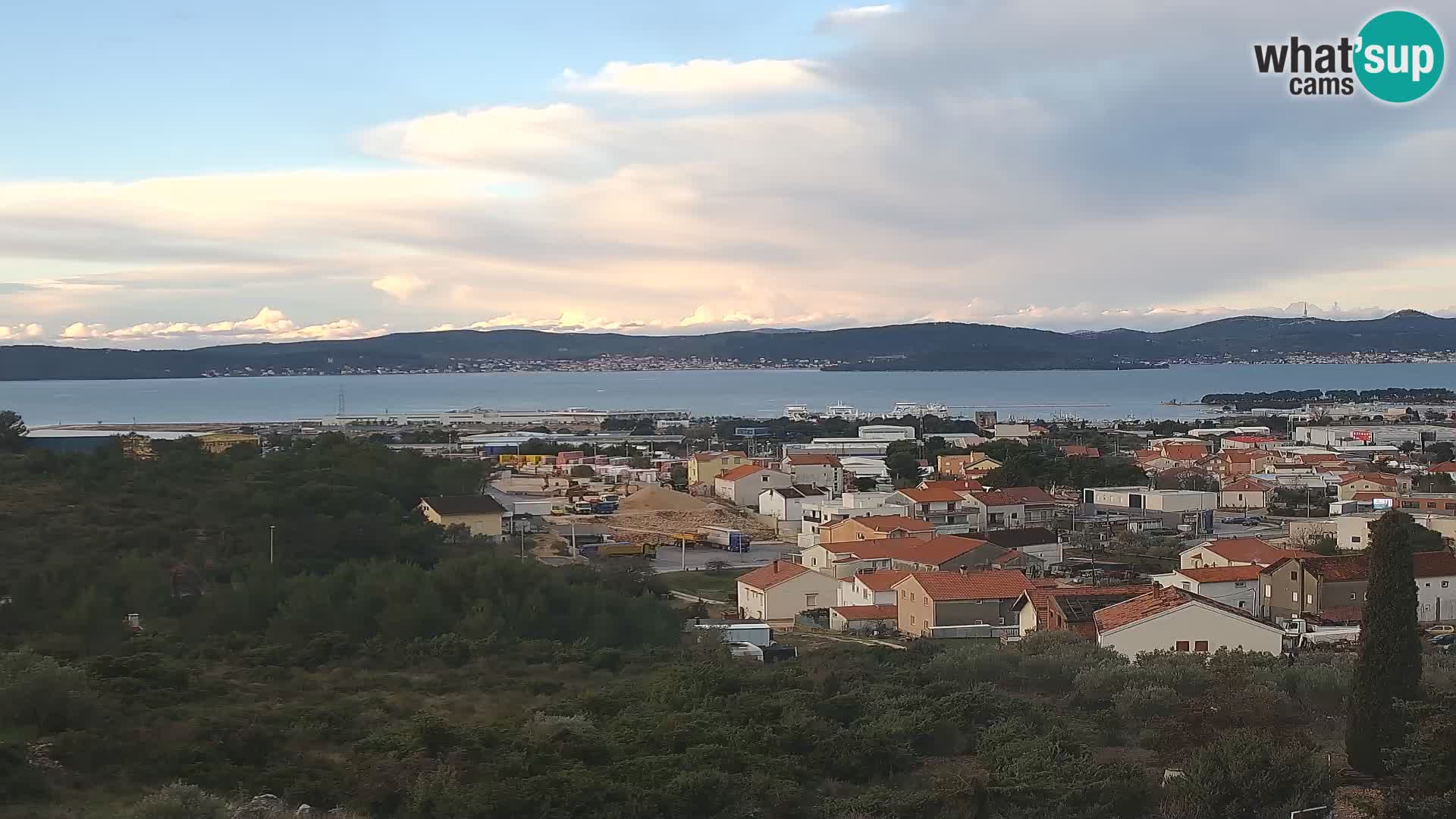 Panoramska web kamera Luke Gaženica u Zadru, Hrvatska