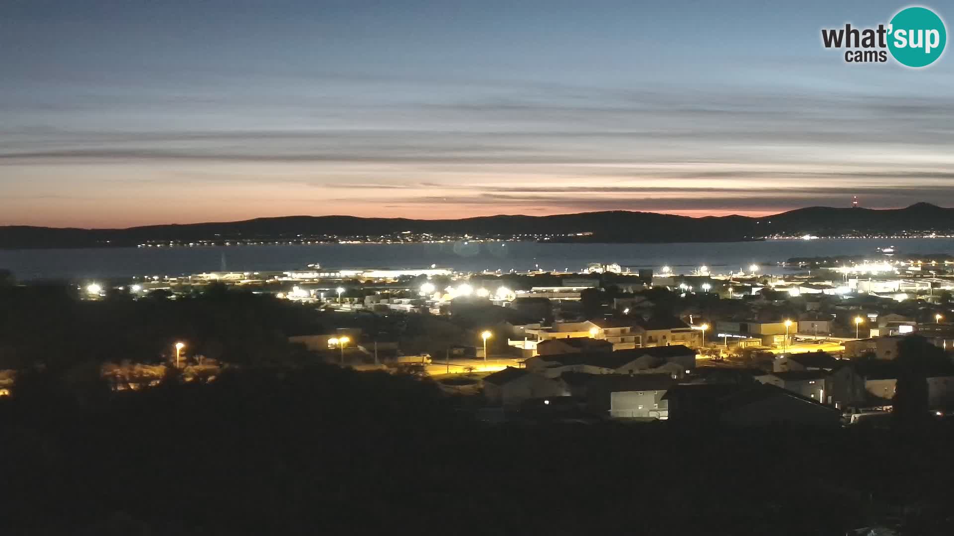 Panoramska web kamera Luke Gaženica u Zadru, Hrvatska