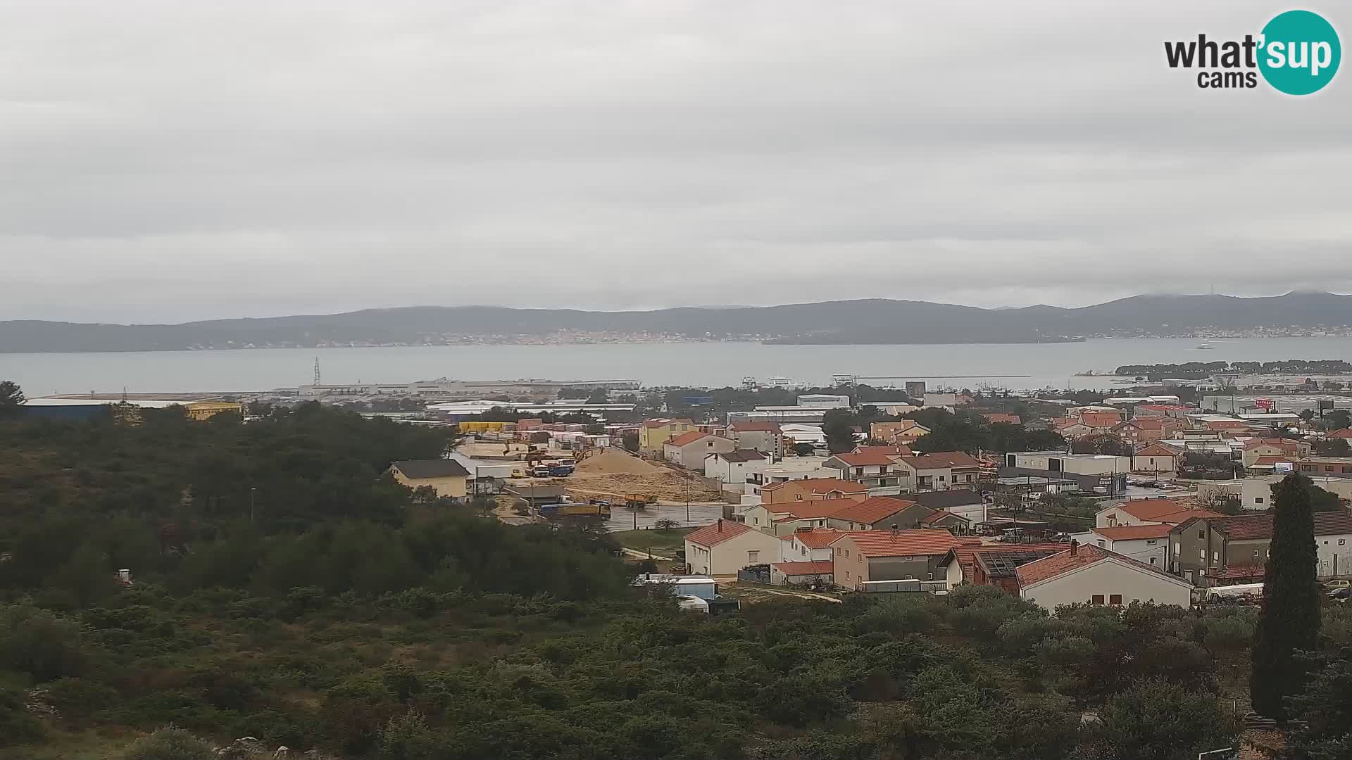 Zadar Port Gazenica Webcam Panorama, Zadar, Kroatien