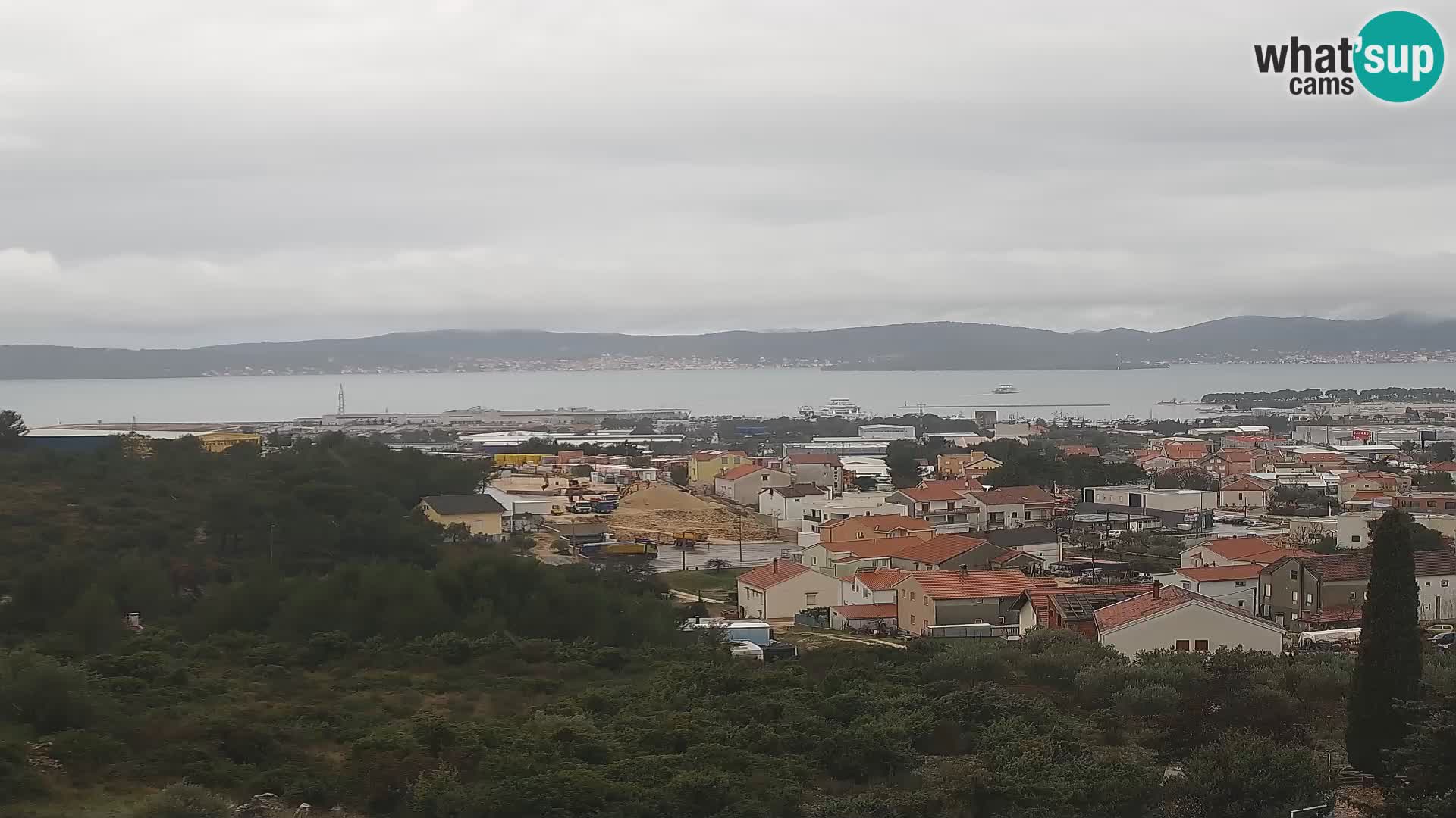 Zadar Pristanišče Gazenica s panoramsko spletno kamero, Zadar, Hrvaška