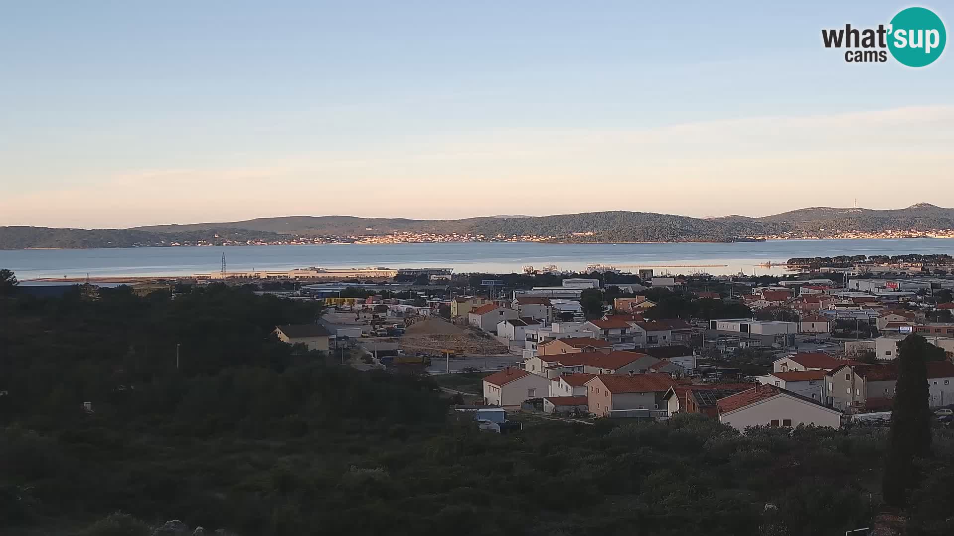 Panorama de la Webcam del Puerto Gazenica de Zadar, Zadar, Croacia